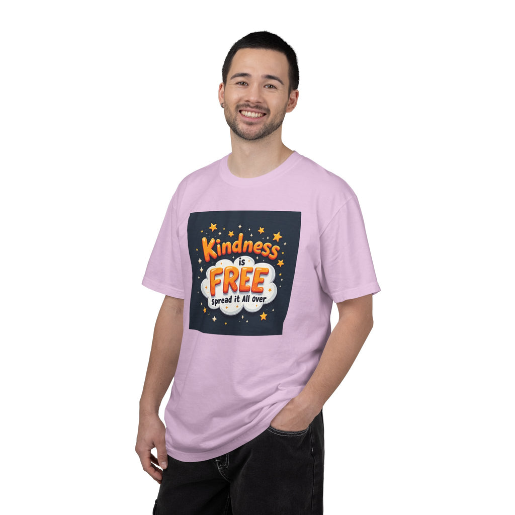 Kindness Is Free T-Shirt — 'Spread It All Over' Positive Graphic Tee