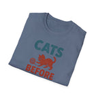 Cats Before People T-Shirt — Funny Retro Cat Lover Tee