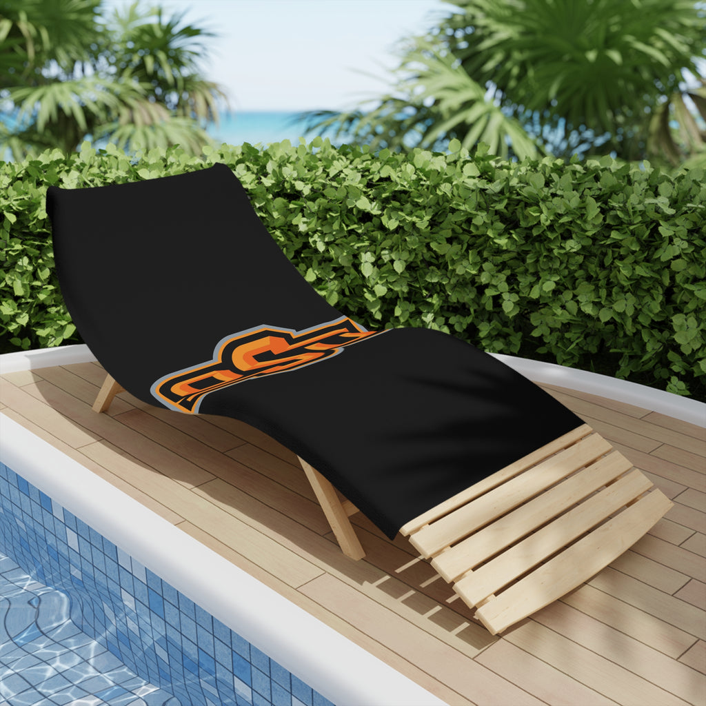 OSU Logo Beach Towel – Collegiate Orange & Black Pool / Stadium Towel