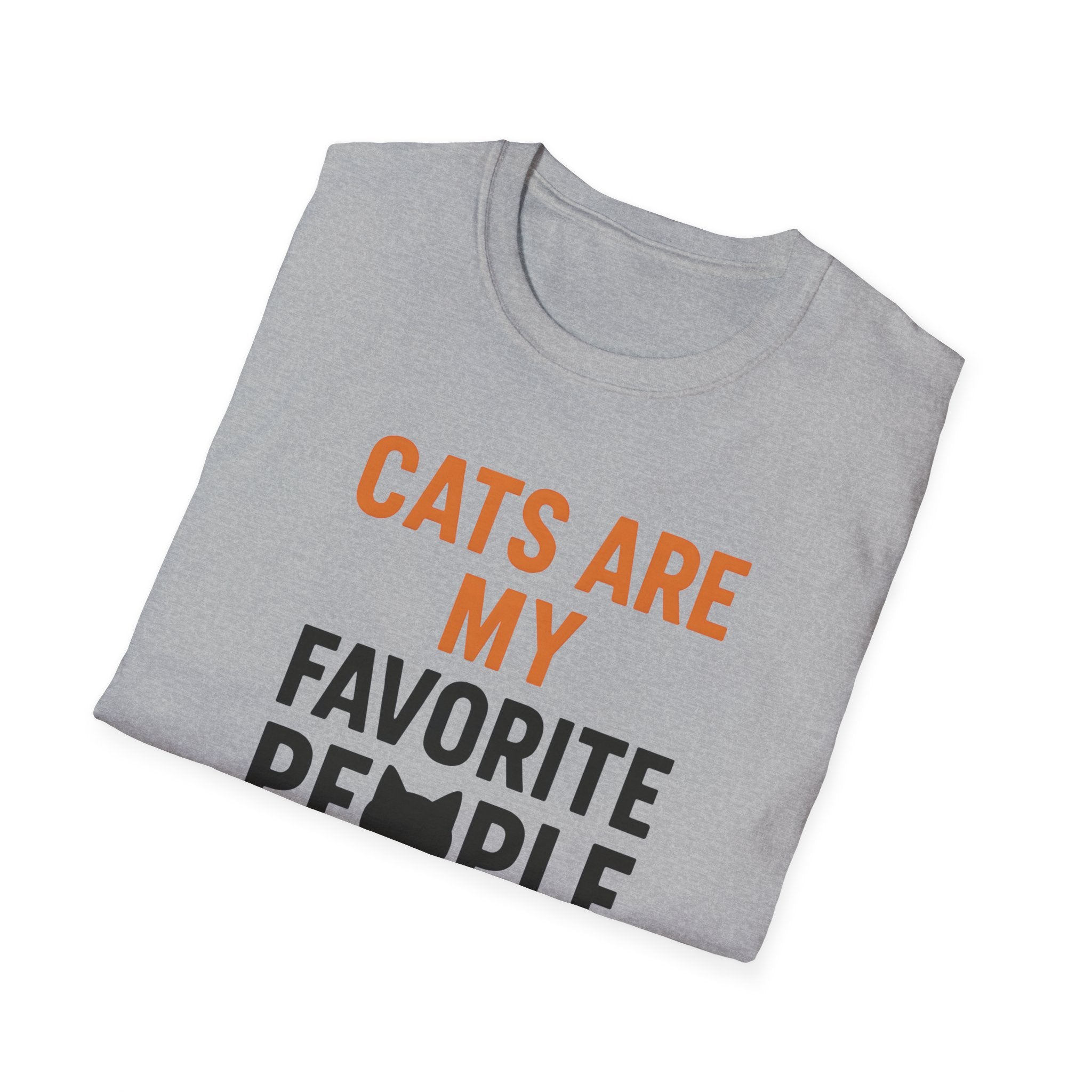Cats Are My Favorite People T-Shirt — Funny Cat Lover Tee