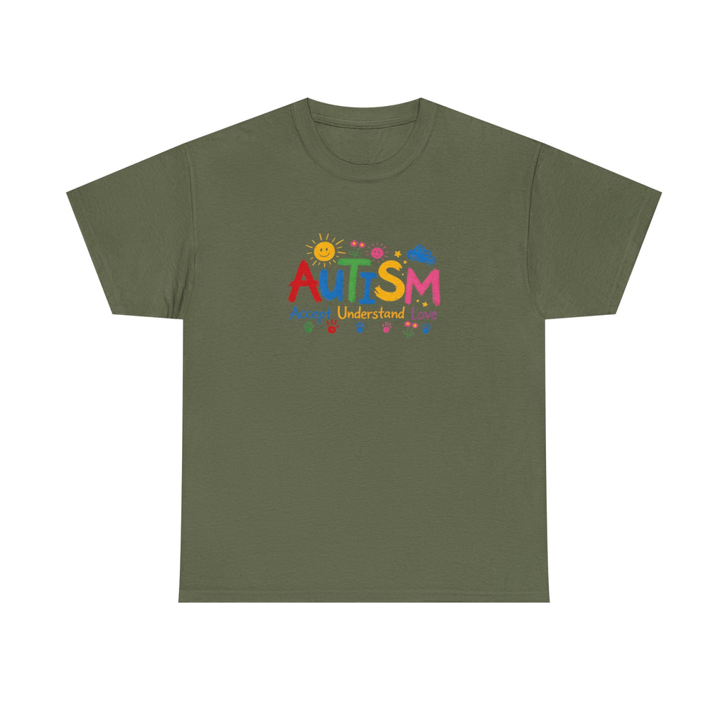 Autism Awareness T-Shirt - "Autism Accept Understand Love"