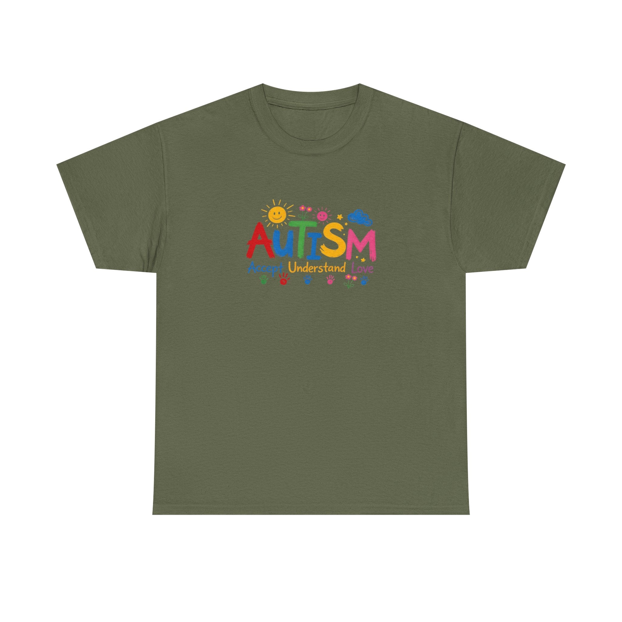 Autism Awareness T-Shirt - "Autism Accept Understand Love"