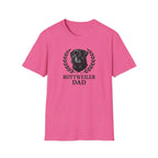 Rottweiler Dad T-Shirt — Dog Dad Tee with Rottweiler Portrait