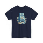 Caution: Slippery When Reading Graphic Tee — Book Lover T‑Shirt