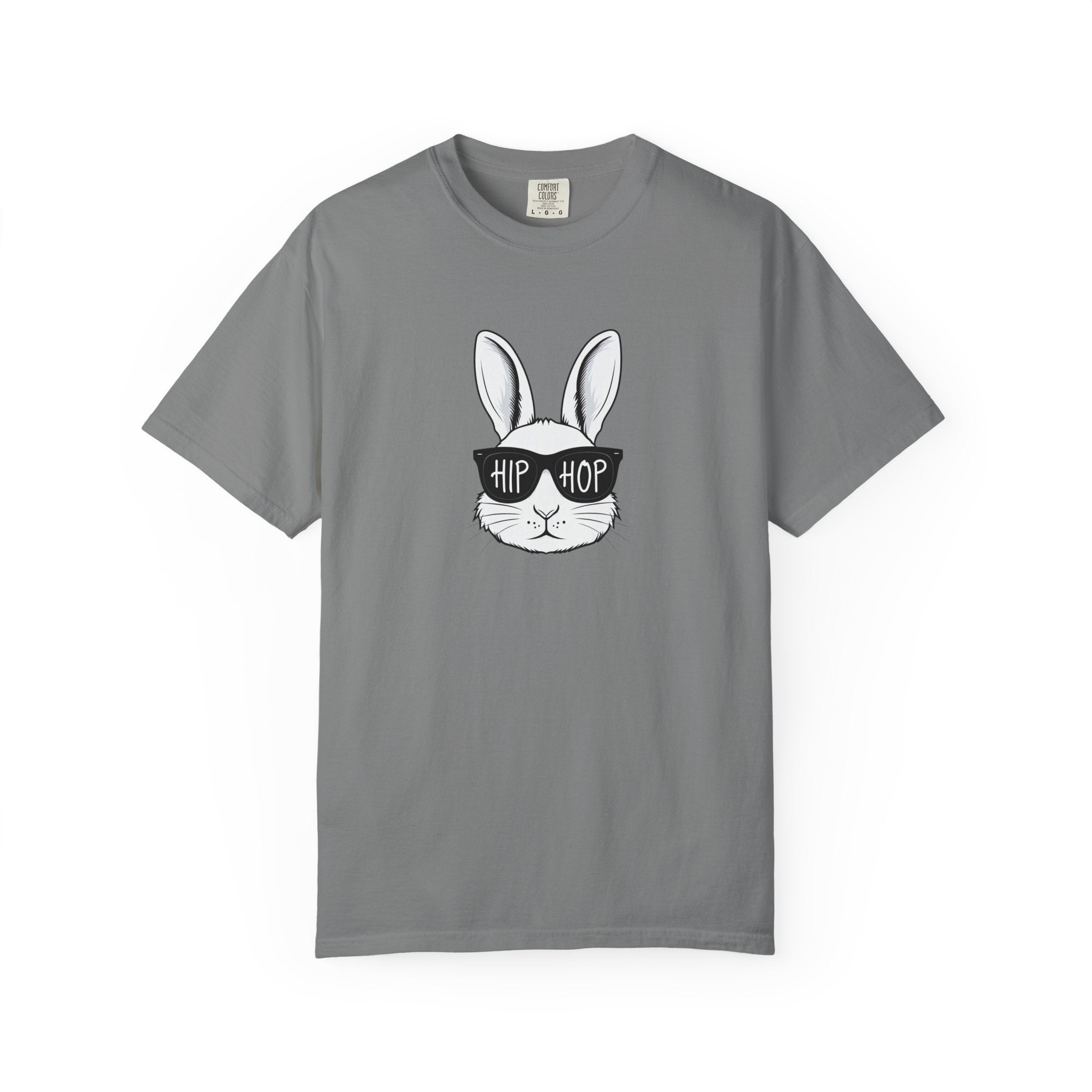 Hip Hop Bunny T-Shirt — Cute Rabbit with Sunglasses Graphic Tee