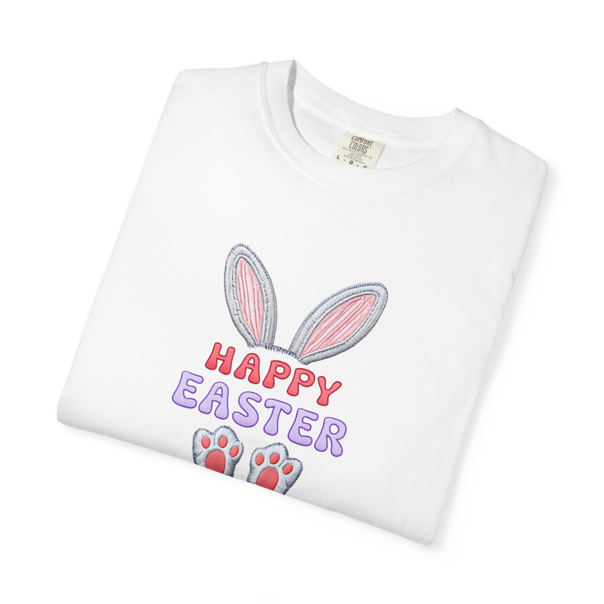 Happy Easter Bunny Ears T-Shirt — Cute Pastel Holiday Tee