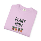 Plant Mom T-Shirt — Cute Potted Plants Graphic Tee for Plant Lovers