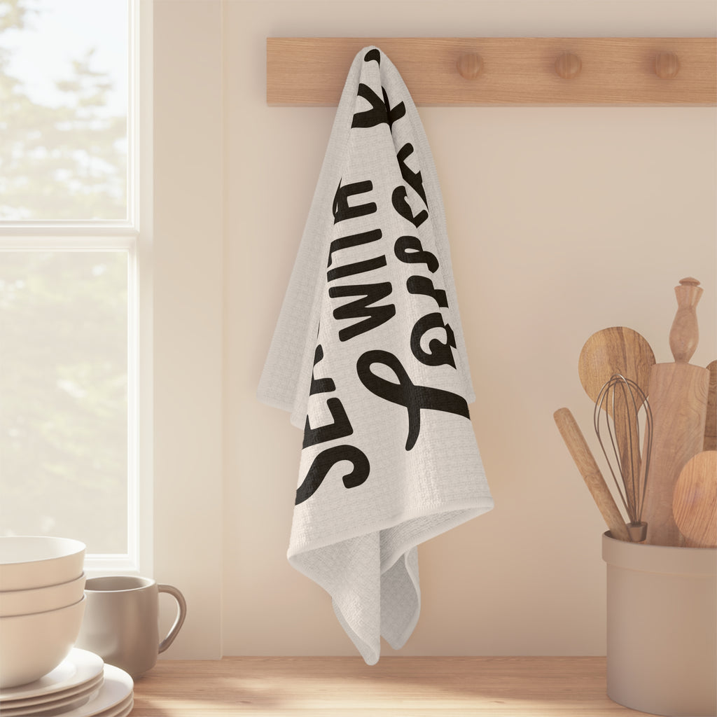 Seasoned With Love & A Little Sass Microfiber Tea Towel