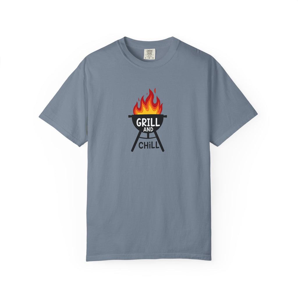 Grill and Chill T-Shirt — BBQ Graphic Tee for Grill Lovers