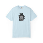 Coffee Is My Happy Place T-Shirt — Cat & Coffee Graphic Tee