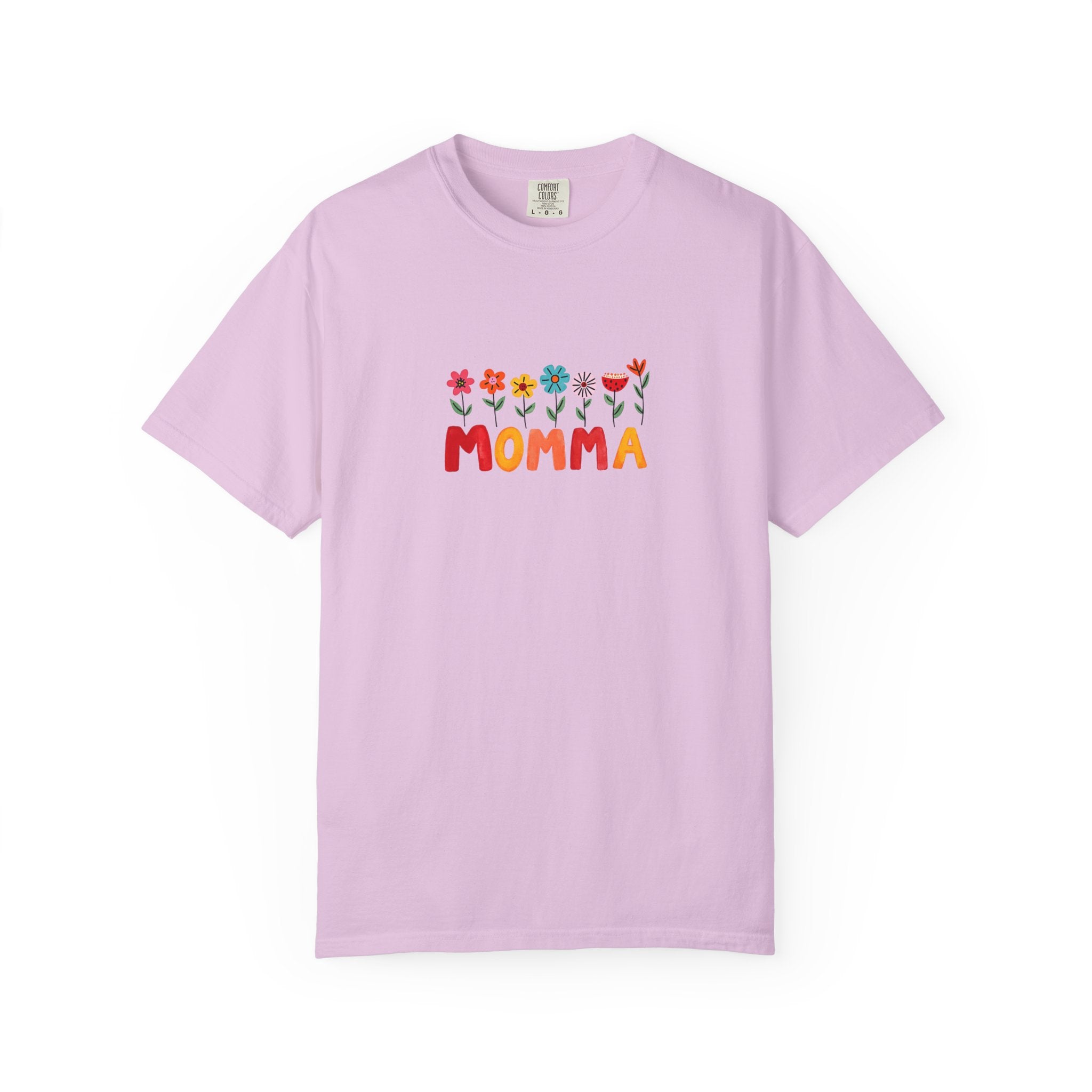 Momma Floral T-Shirt — Cute Colorful 'MOMMA' Mother's Day Tee