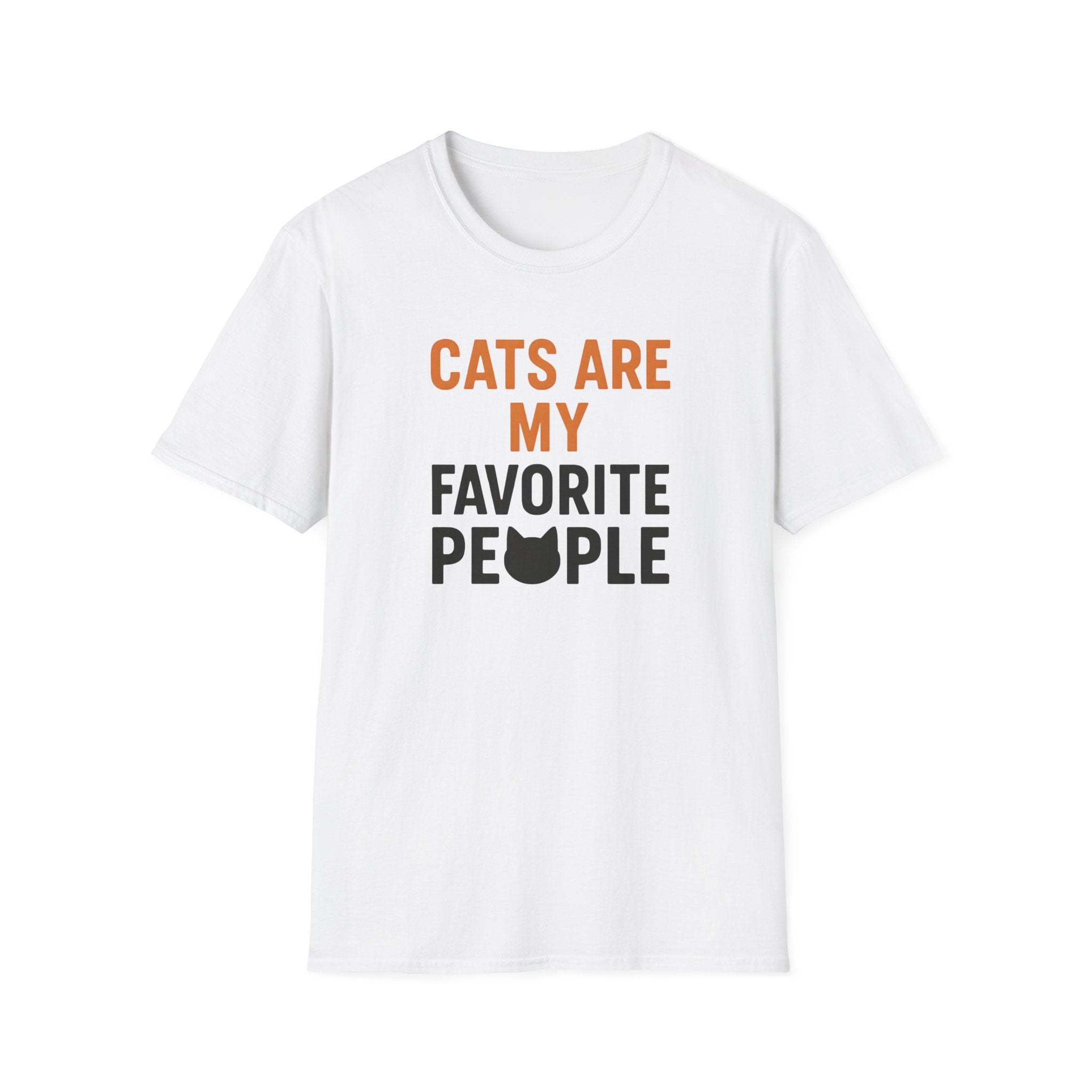 Cats Are My Favorite People T-Shirt — Funny Cat Lover Tee