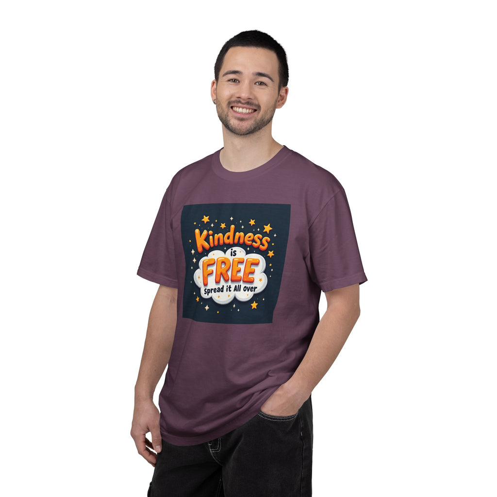 Kindness Is Free T-Shirt — 'Spread It All Over' Positive Graphic Tee