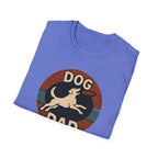 Dog Dad T-Shirt – Retro Running Dog Graphic, Funny Father’s Day Gift for Pet Owners