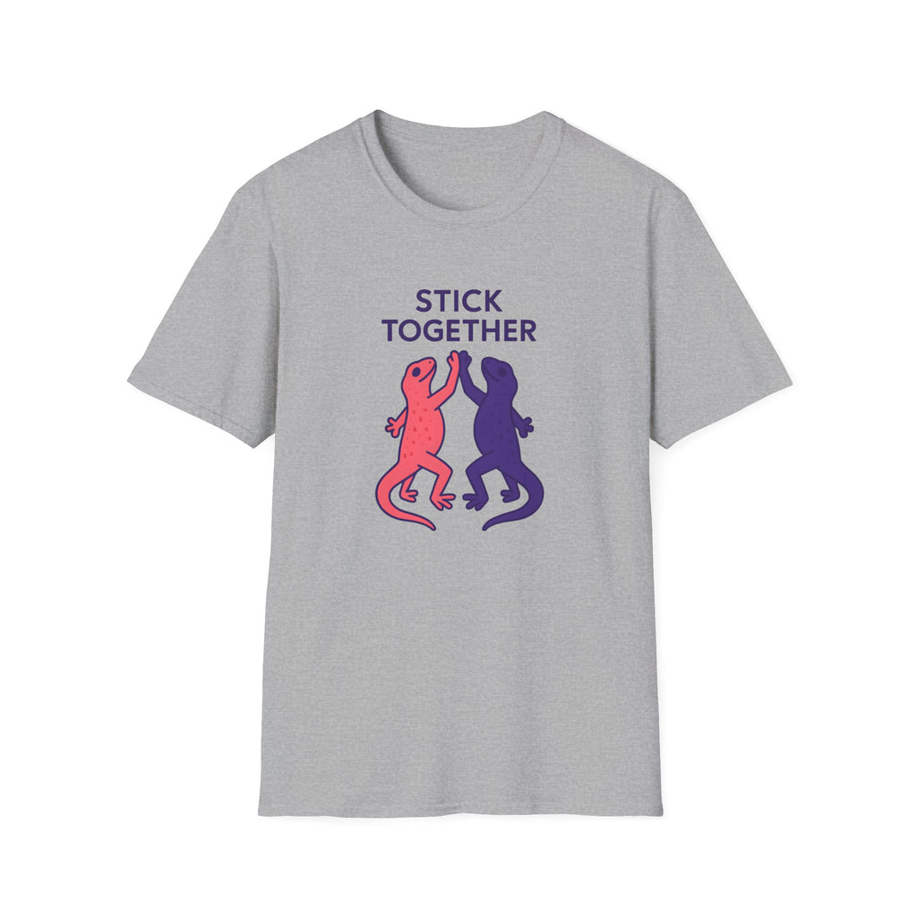 Stick Together Lizard T-Shirt — Cute Matching Gecko Tee