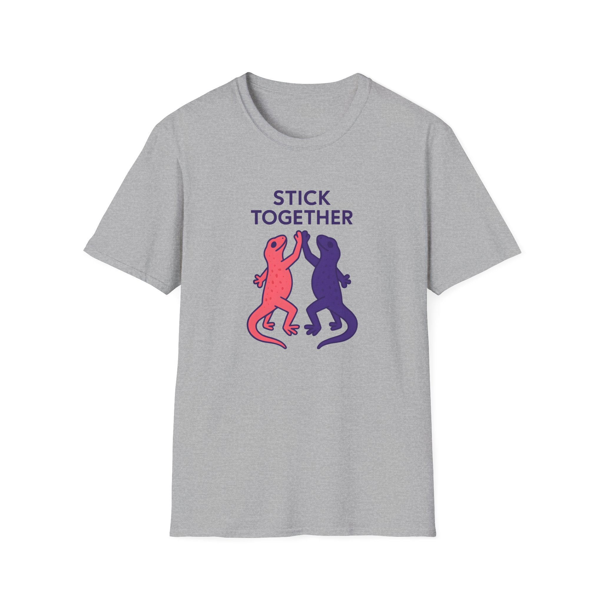 Stick Together Lizard T-Shirt — Cute Matching Gecko Tee