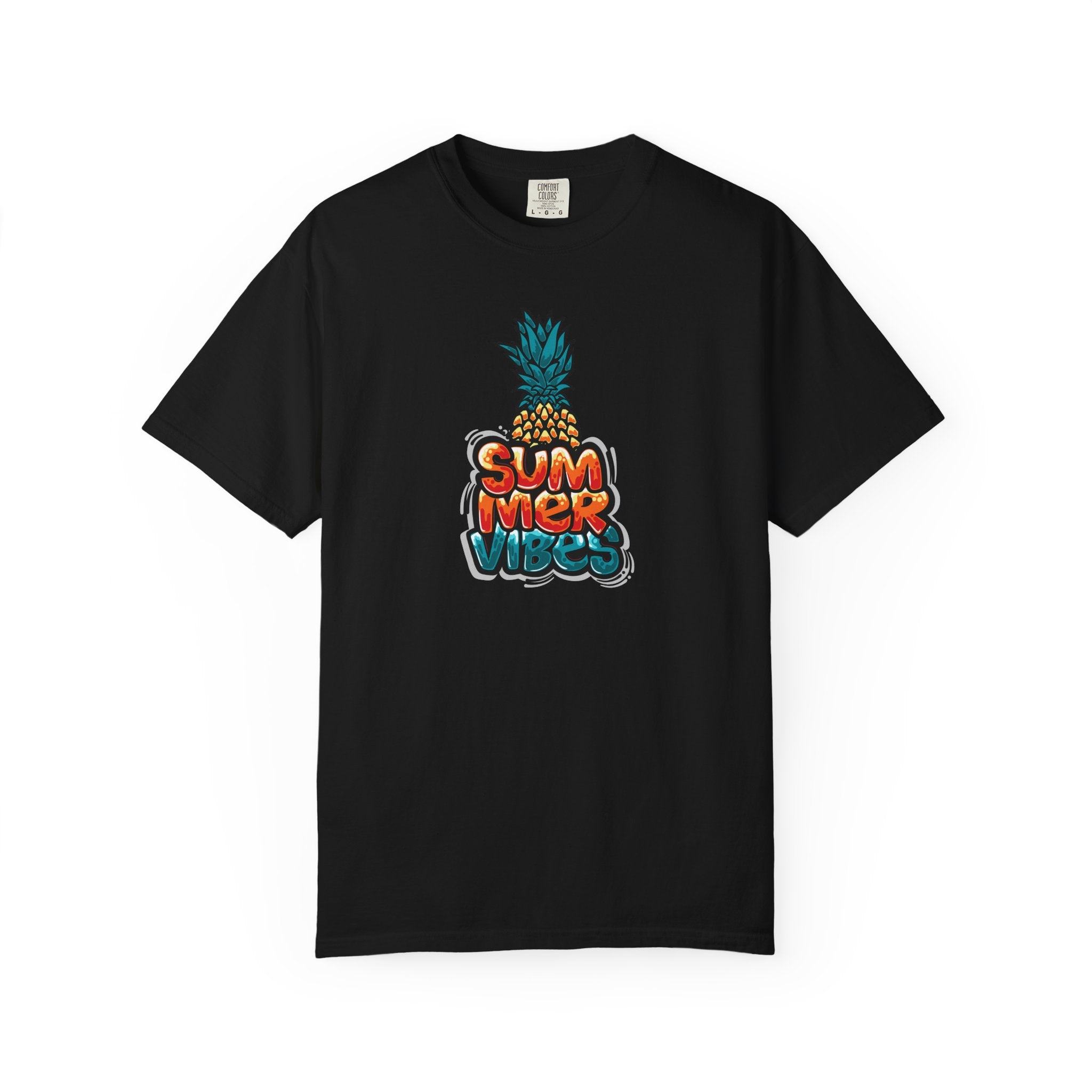 "Summer Vibes" Pineapple Graphic Tee