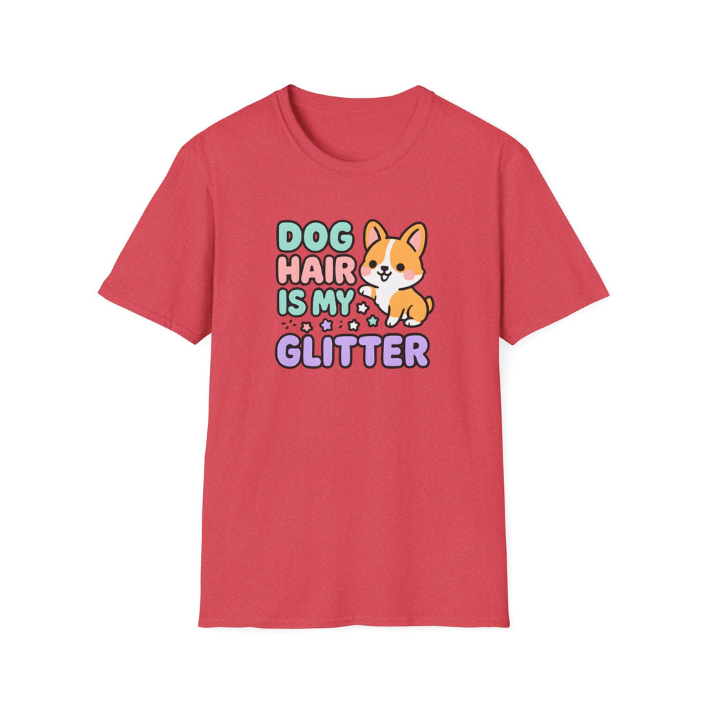 Dog Hair Is My Glitter T-Shirt — Cute Corgi Pet Lover Tee