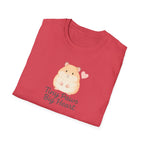 Tiny Paws Big Heart T-Shirt — Cute Hamster Graphic Tee