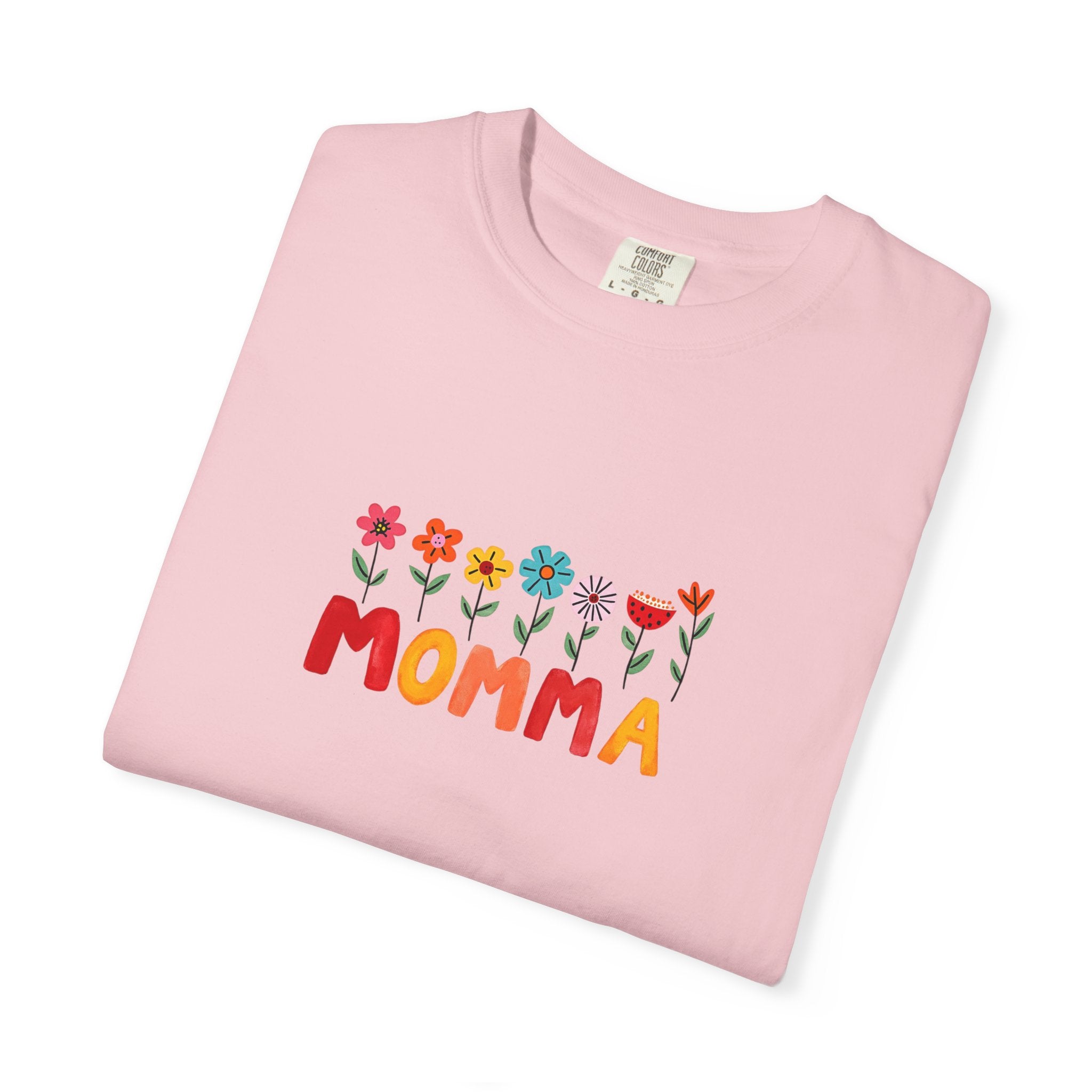 Momma Floral T-Shirt — Cute Colorful 'MOMMA' Mother's Day Tee