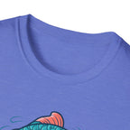 Koi Fish Tee — "Swim in Peace" Relaxed Graphic T-Shirt