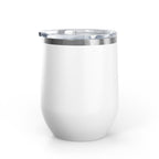 Wine Tumbler - "I Don't Give a Sip" 12oz Insulated Stainless Steel Wine Cup