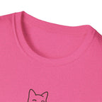 Cat T-Shirt — 'Purrfect Companion' Minimalist Cat Lover Tee
