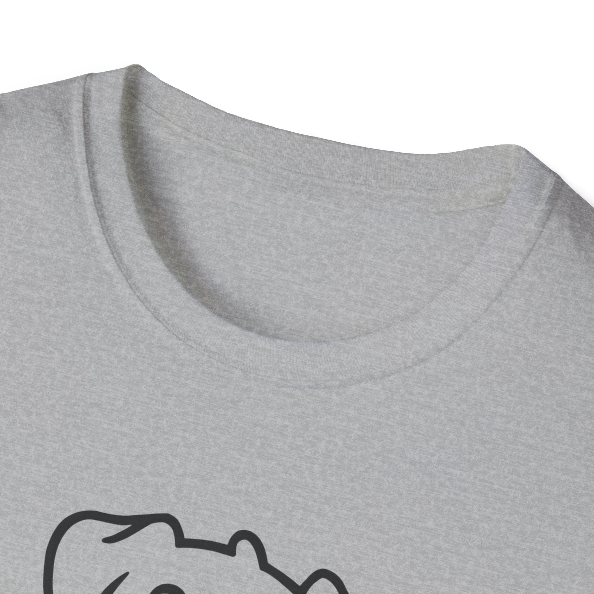 Dog Outline T-Shirt - Cute Happy Puppy Graphic Tee