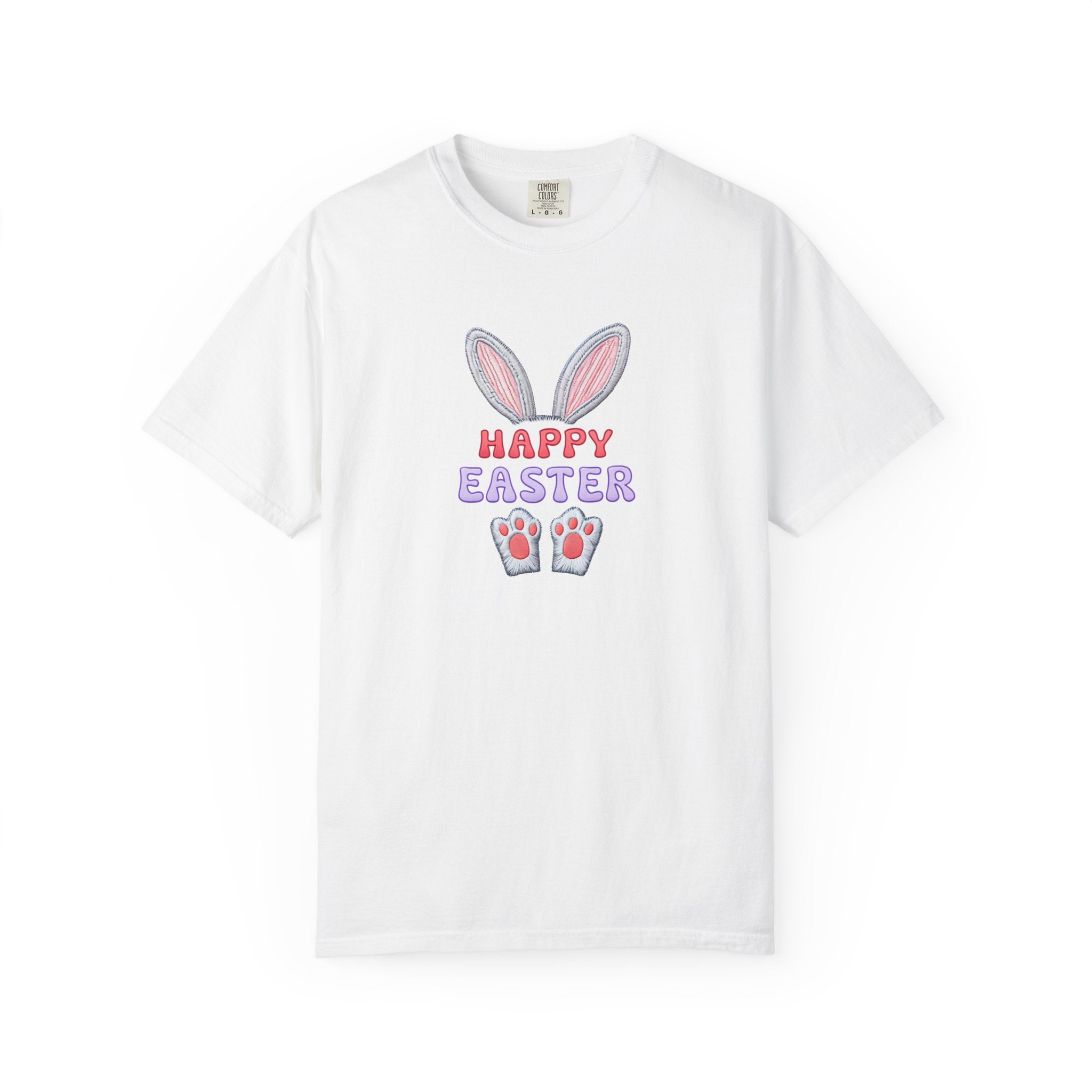 Happy Easter Bunny Ears T-Shirt — Cute Pastel Holiday Tee
