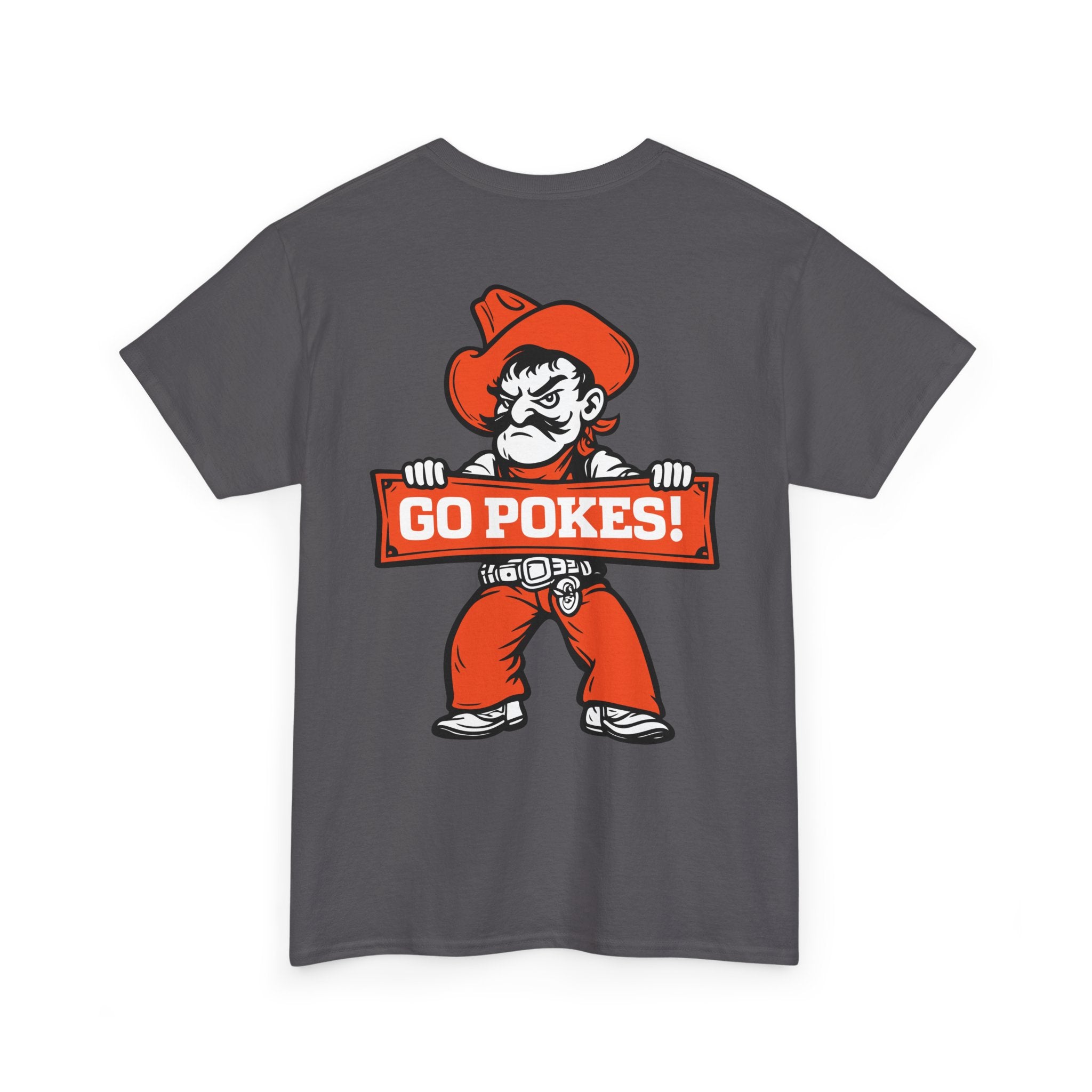 Go Pokes! Cowboy Mascot T-Shirt — Retro 1890 Oklahoma State Fans Tee