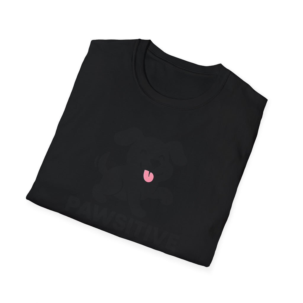 Pawsitive Energy T-Shirt — Cute Happy Puppy Graphic Tee for Dog Lovers