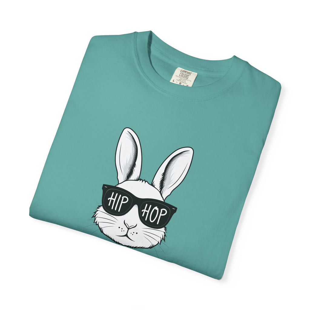 Hip Hop Bunny T-Shirt — Cute Rabbit with Sunglasses Graphic Tee