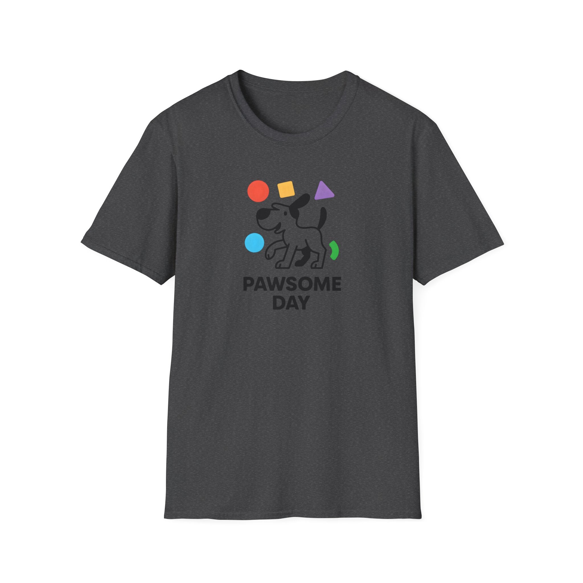 Pawsome Day Dog T‑Shirt – Cute Paw Print Graphic Tee for Dog Lovers