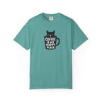 Coffee Is My Happy Place T-Shirt — Cat & Coffee Graphic Tee