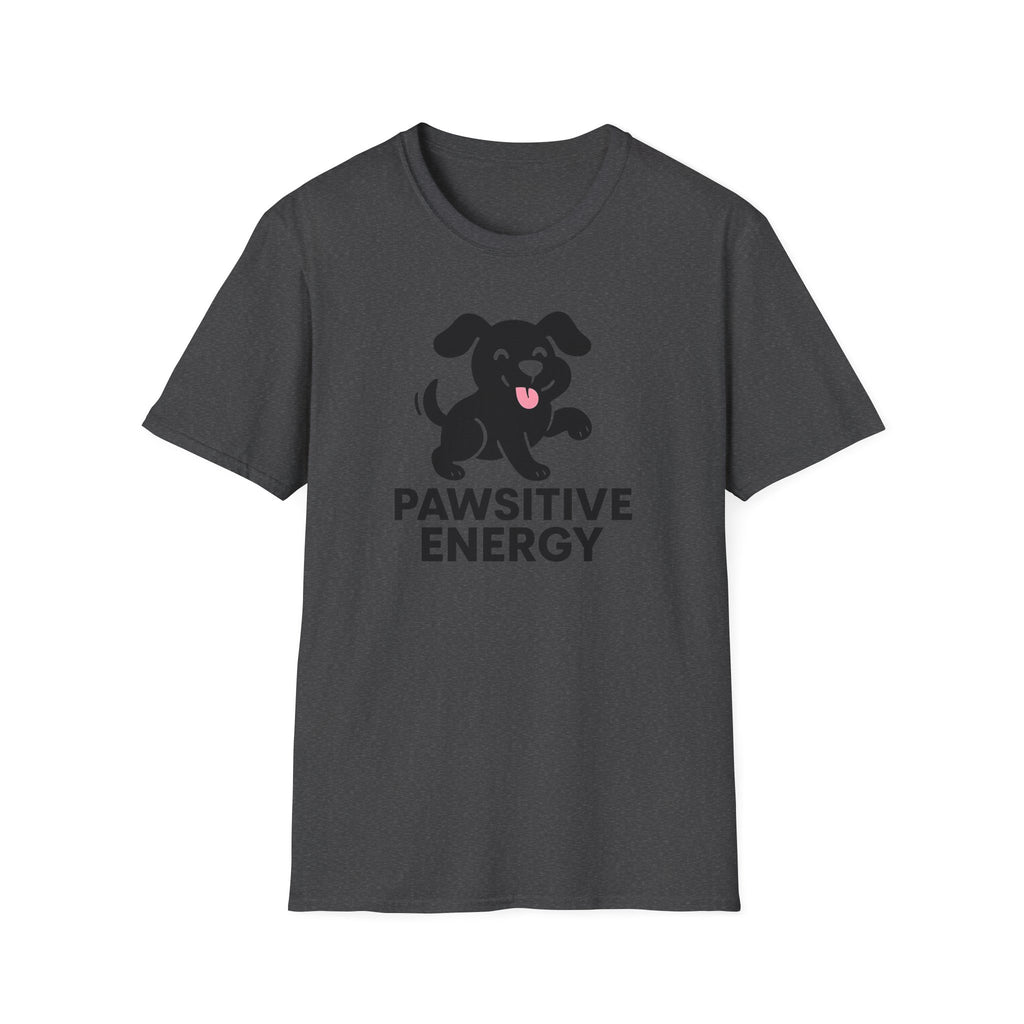 Pawsitive Energy T-Shirt — Cute Happy Puppy Graphic Tee for Dog Lovers