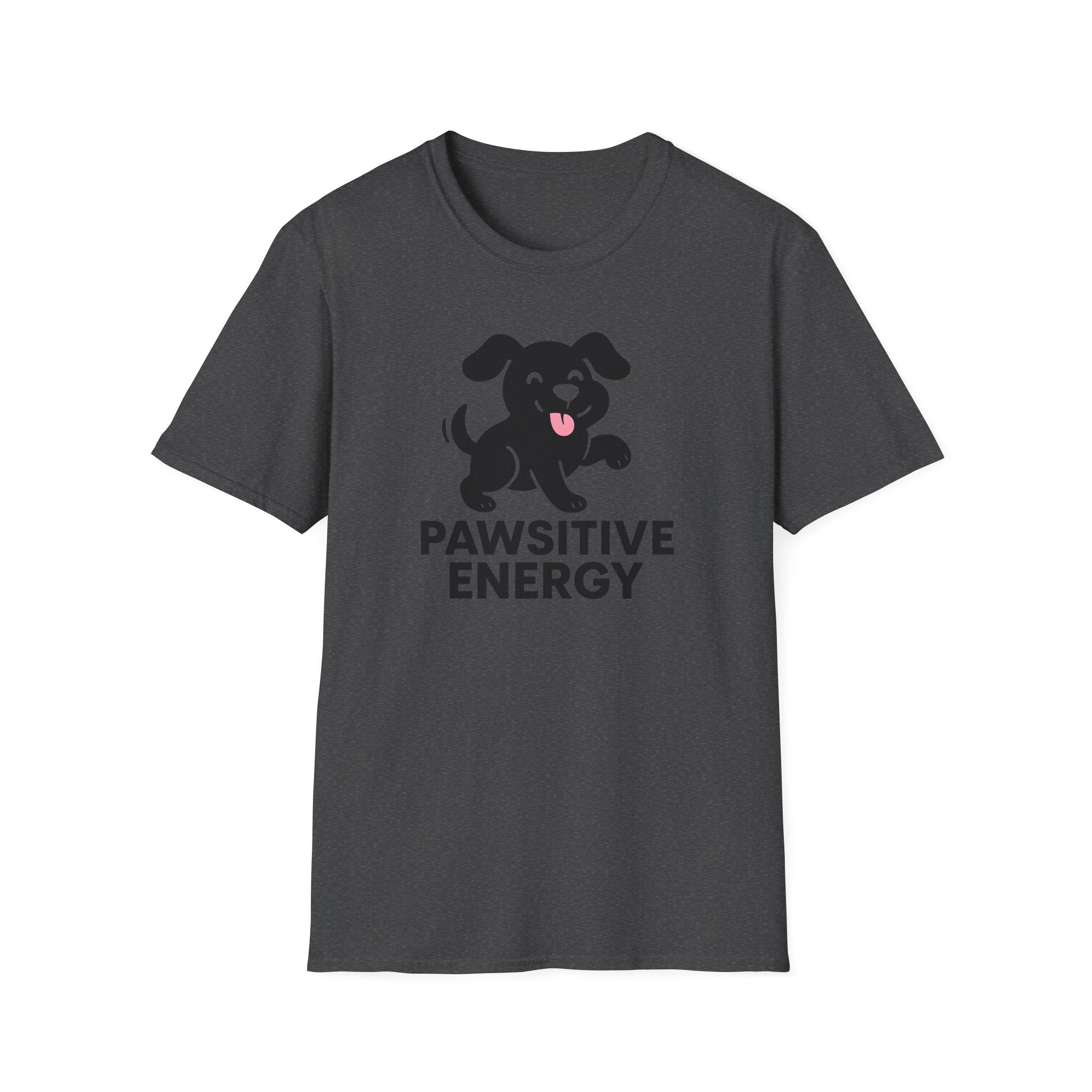 Pawsitive Energy T-Shirt — Cute Happy Puppy Graphic Tee for Dog Lovers