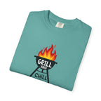 Grill and Chill T-Shirt — BBQ Graphic Tee for Grill Lovers