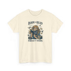 "Born to Read, Forced to Work" Book Lover Graphic Tee