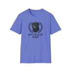 Rottweiler Dad T-Shirt — Dog Dad Tee with Rottweiler Portrait