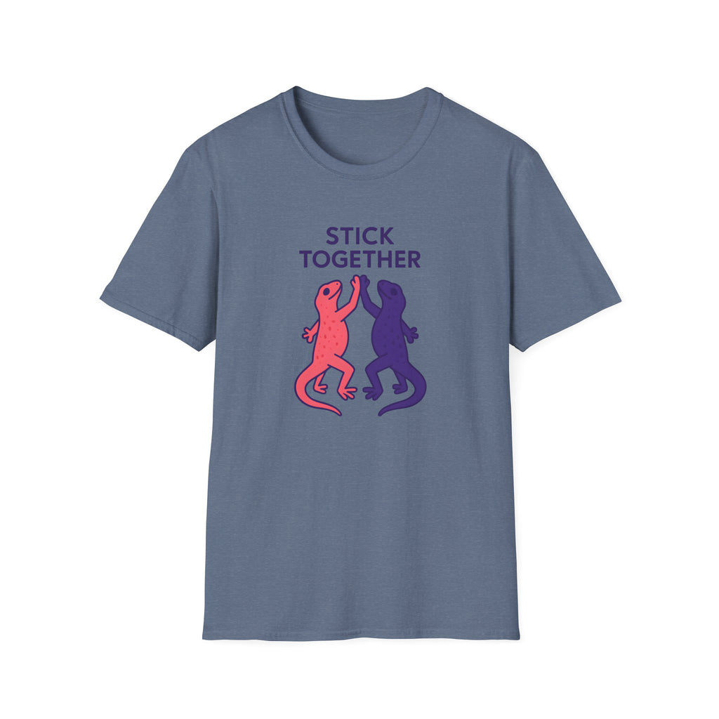 Stick Together Lizard T-Shirt — Cute Matching Gecko Tee
