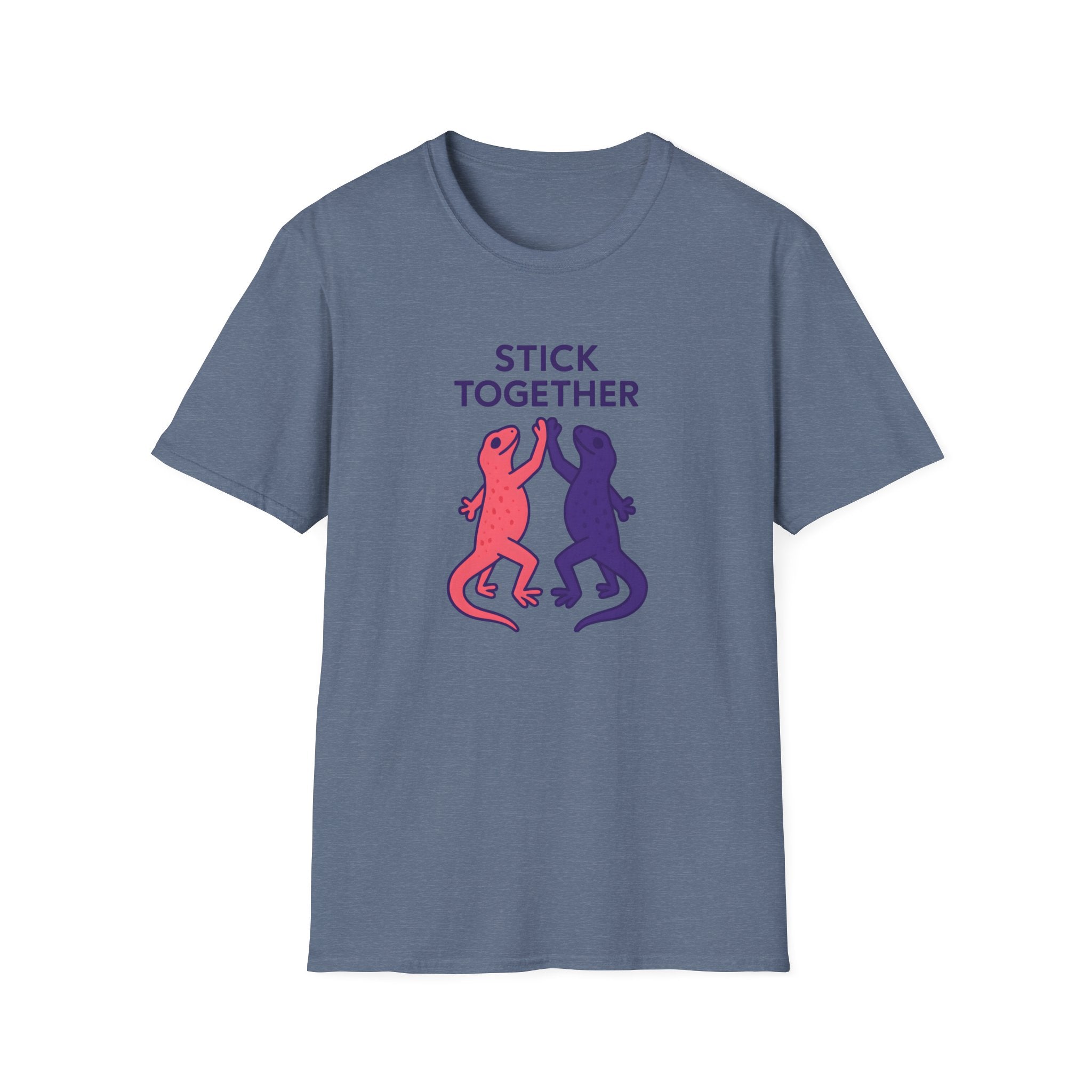 Stick Together Lizard T-Shirt — Cute Matching Gecko Tee