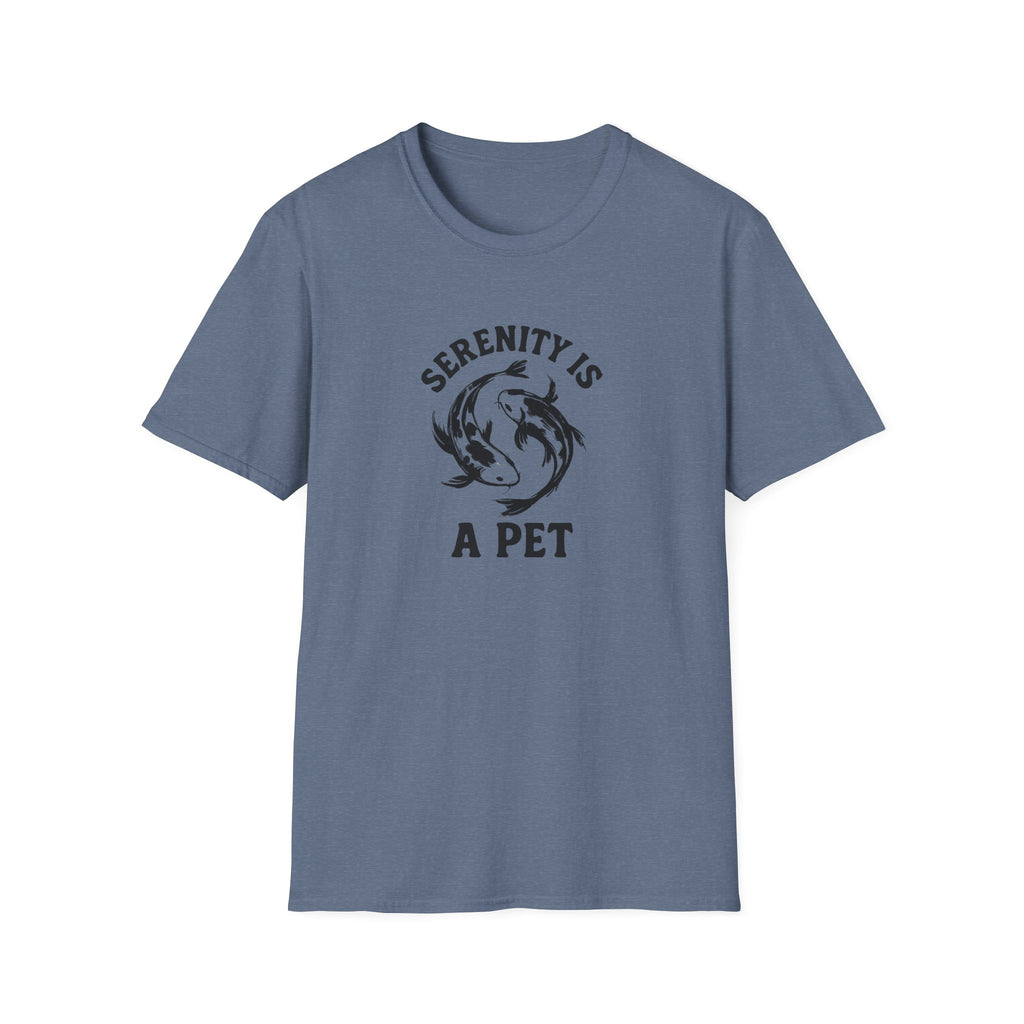 Serenity Is a Pet T-Shirt — Relaxing Koi Fish Design for Pet Lovers