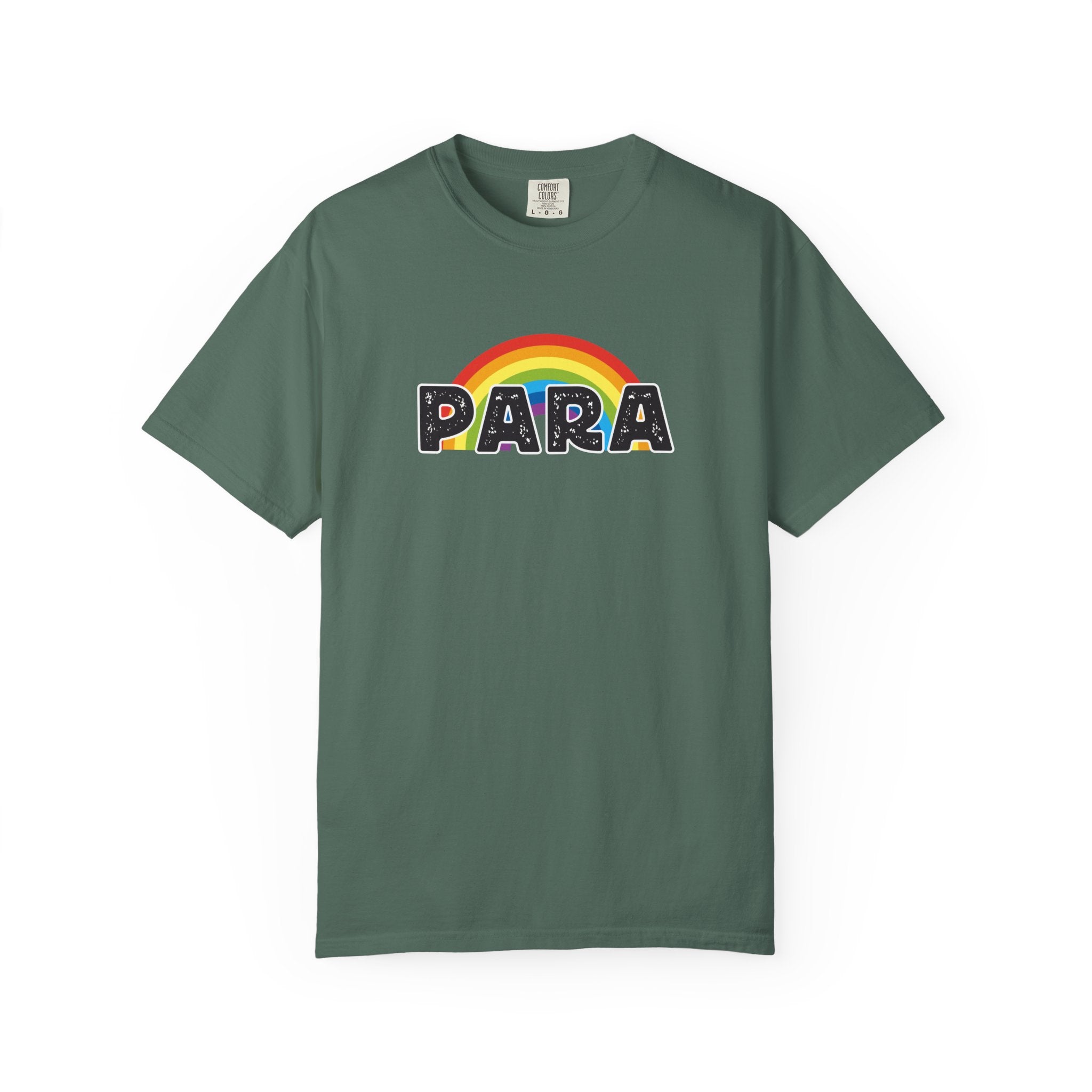 PARA Rainbow Graphic T-Shirt – Colorful Pride-Inspired Lettering