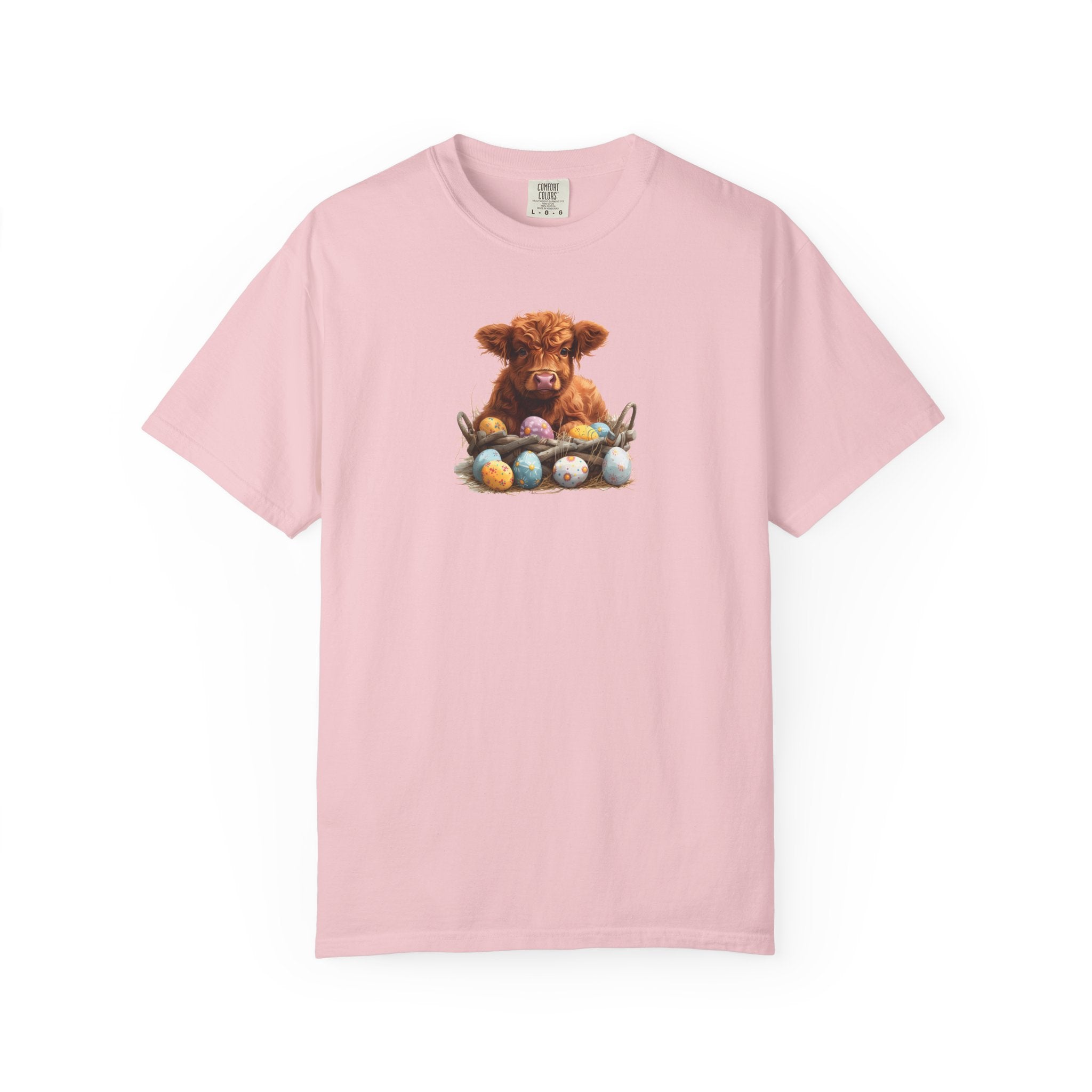 Highland Calf with Easter Eggs T-Shirt