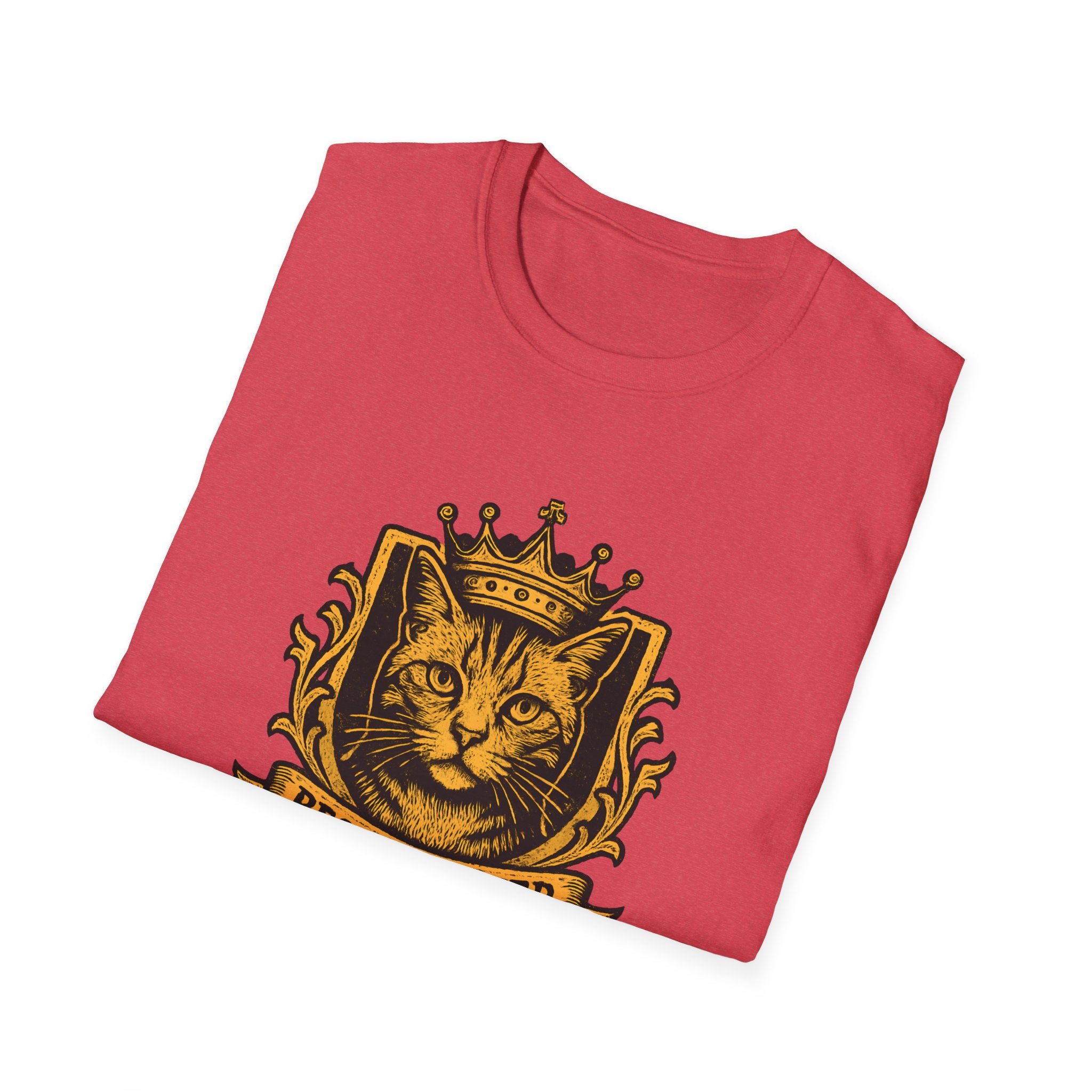 Cat Crest T-Shirt — "Best Cat Ever" Vintage Royal Cat Tee