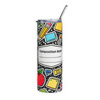 Composition Book School Supplies 20oz Stainless Steel Tumbler