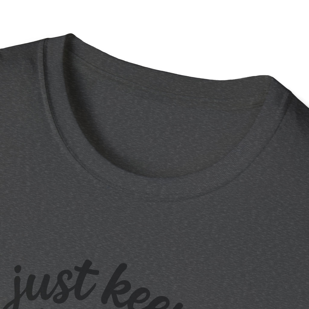Just Keep Swimming Fish T-Shirt — Colorful Motivational Ocean Tee
