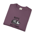 'Nope Not Today' Sleeping Cat Graphic Tee