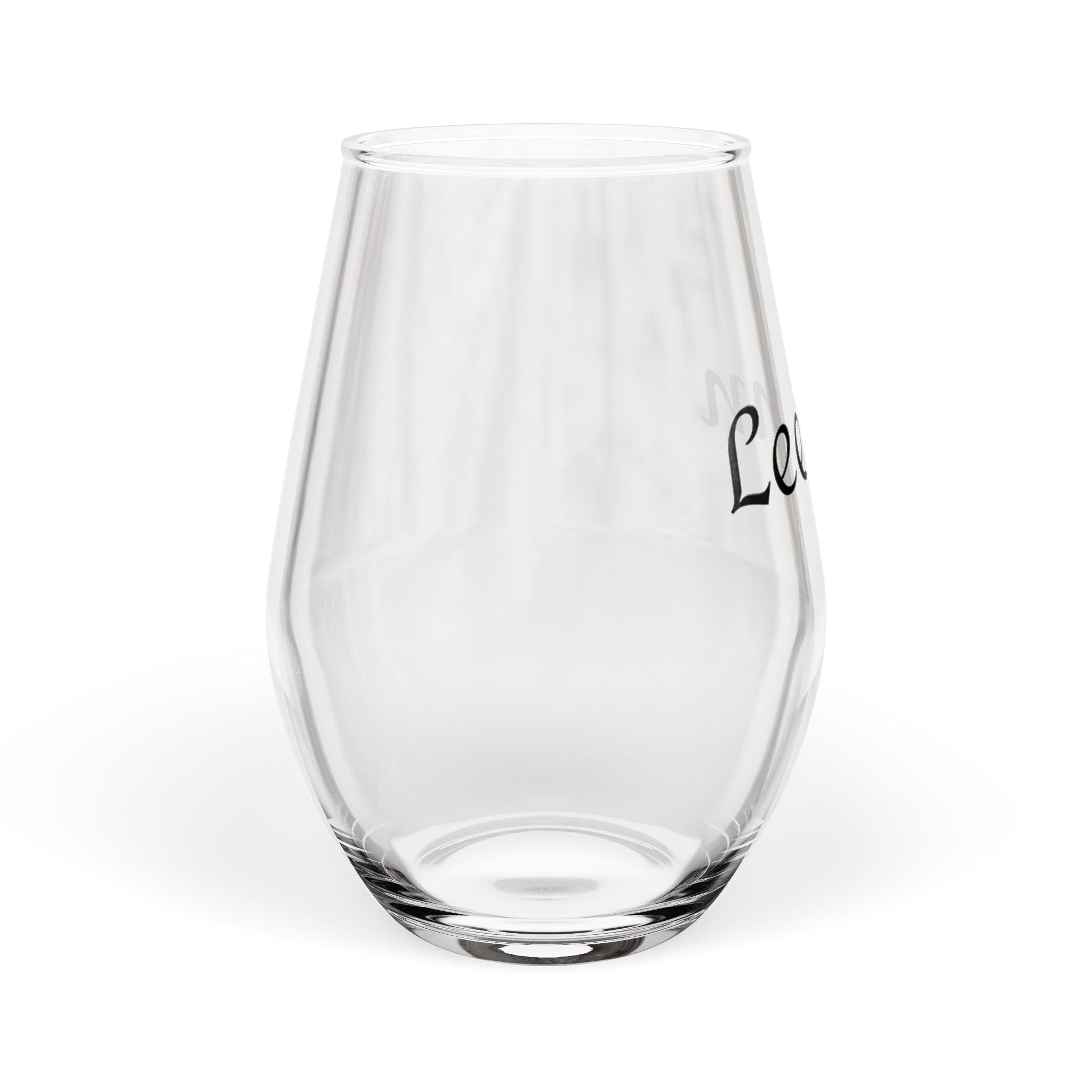 Personalized Stemless Wine Glass — Custom Name "LeeAnne" 11.75oz