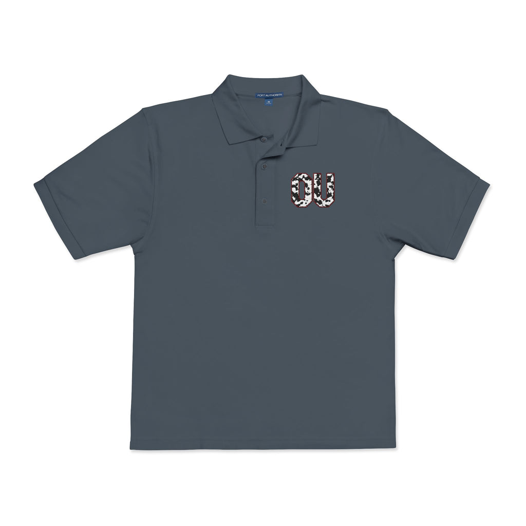 Embroidered 'OU'  Polo Shirt